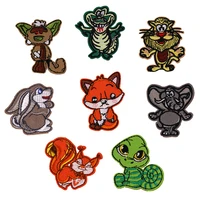 anime patches diy tiger lion sloth patch on clothes cute animal patches iron on patches for clothing embroidered cartoon patch