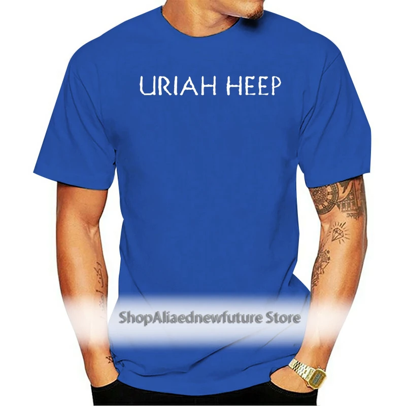 

Uriah Heep Wonderworld Album Black TShirt Tee Shirt