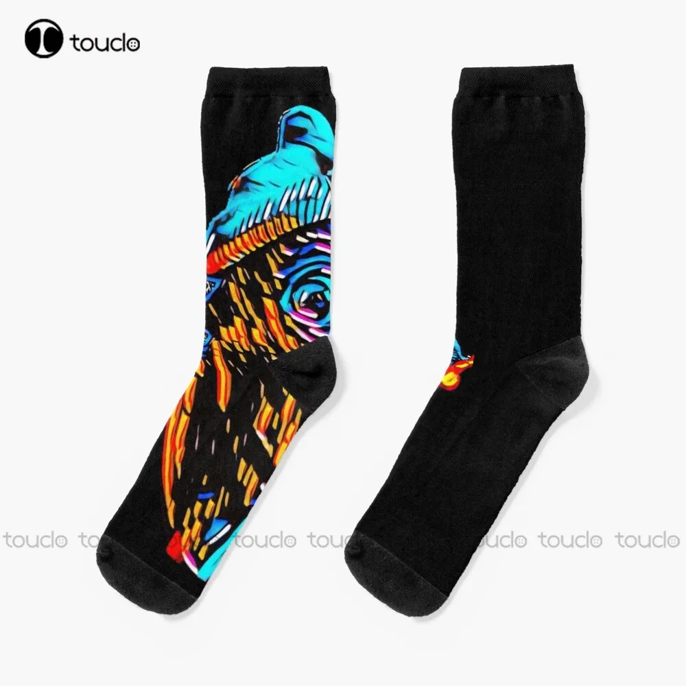

Thug Pug Love Socks Unisex Adult Teen Youth Socks Personalized Custom 360° Digital Print Hd High Quality Christmas Gift