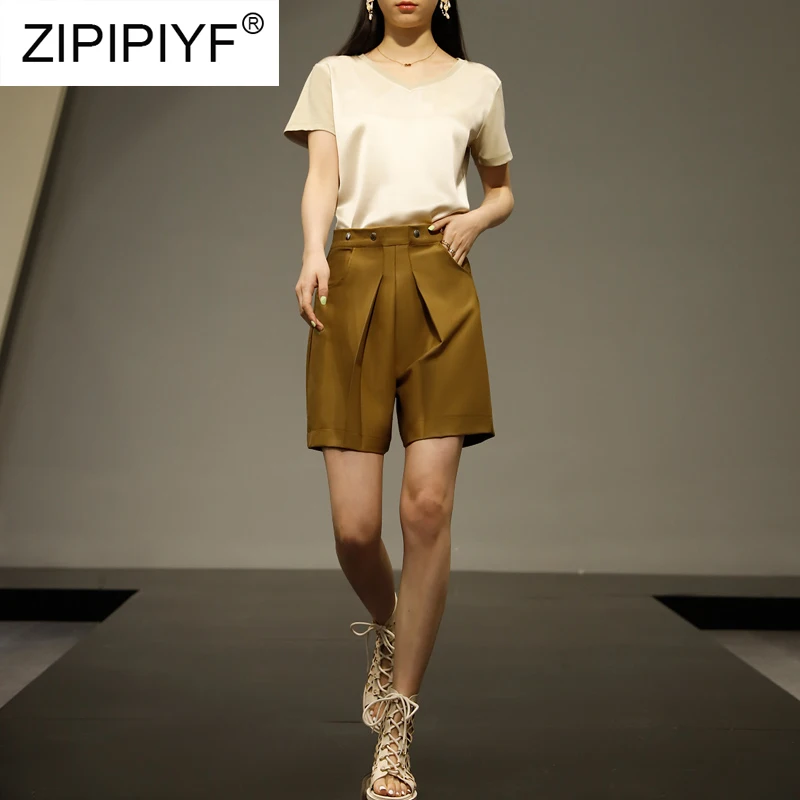 

summer new women'stripe two-piece loose, age-reducing and slimming chiffon wide-leg pantsuit two piece set c122