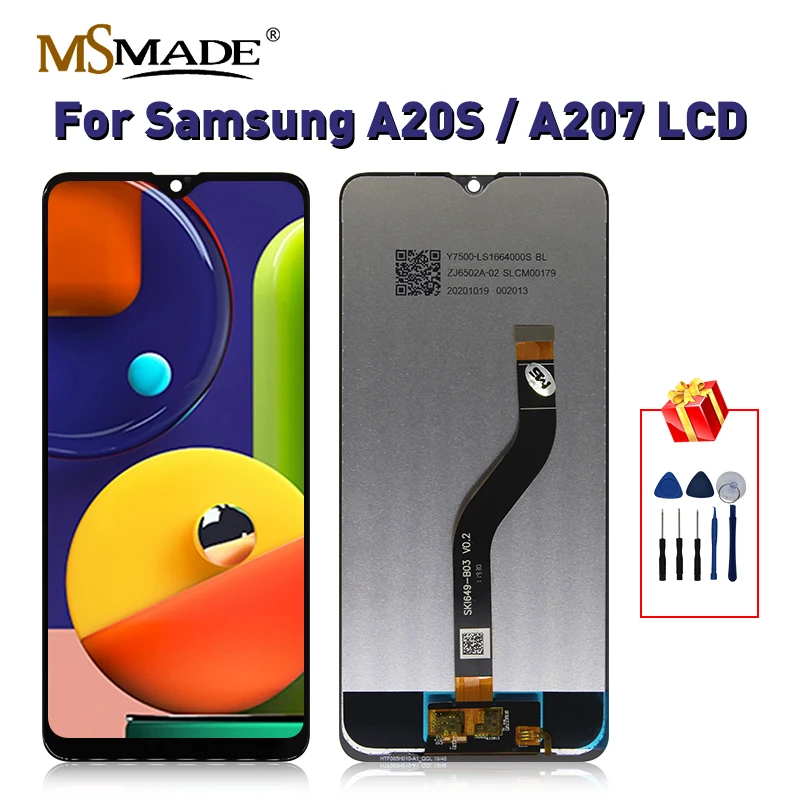6 5 &quotОригинальный ЖК дисплей для Samsung Galaxy A20S A207 сенсорный экран дигитайзер