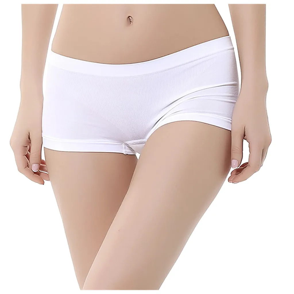 Женские боксеры трусы Slim Fit Бесшовные трусики стрейч с заниженной талией