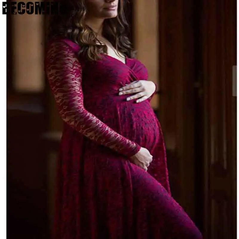 Платье для беременных кружевное платье макси беременных|Платья| |