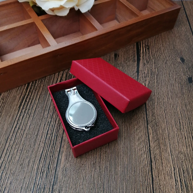 Red Gift box pack 50 шт. Первое причастие/Крещение/персонализированные свадебные с фото юбилей многофункциональный штопор/брелок/кусачки для ногтей - Color: Red Gift box pack