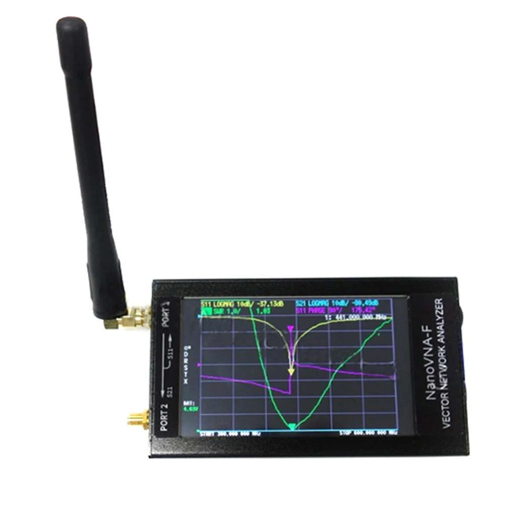 50KHz 1000MHz HF VHF UHF VNA векторный сетевой анализатор комплект 4 3 дюймовый ЖК дисплей с