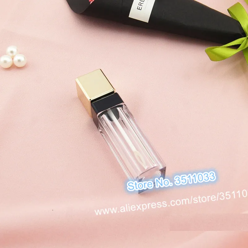 5 мл пустой пластиковый розовый блеск для губ трубка красота масло бутылка