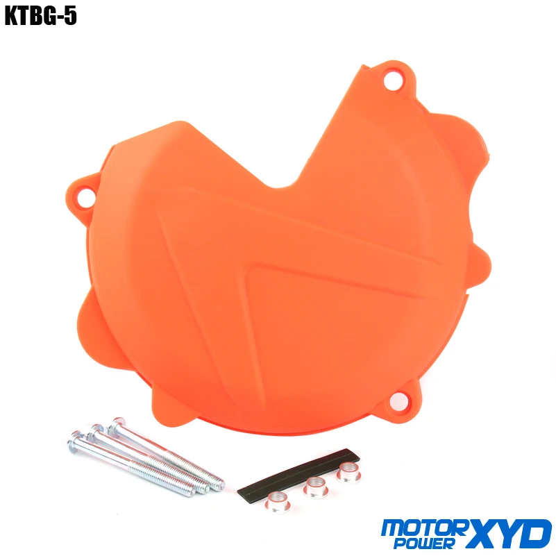 Оранжевый Мотокросс сцепления защитный чехол двигателя боковая защита для