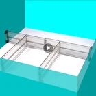 Разделитель-разделитель для нижнего белья, носков, инструментов, регулируемый, ящик-сетка, сделай сам