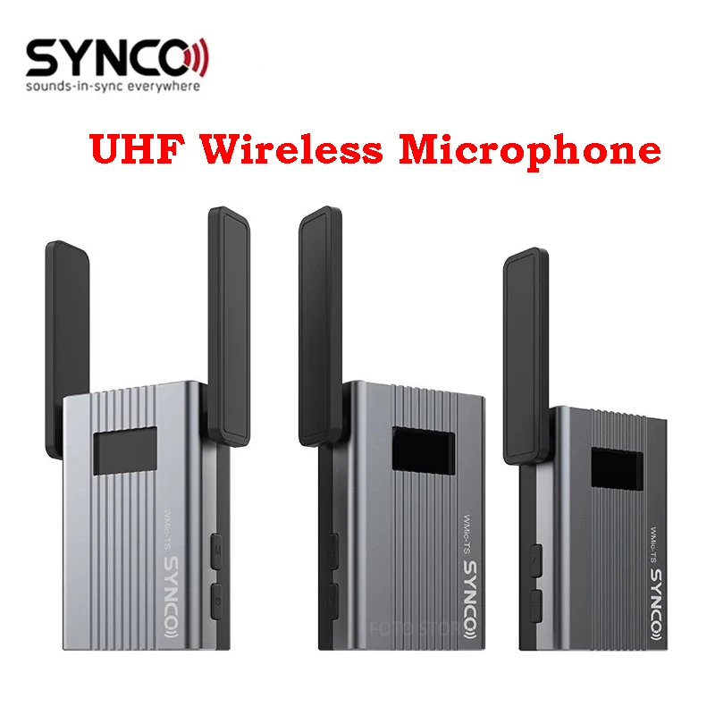 

Беспроводной мини-микрофон SYNCO WMic-TS с отворотом, УВЧ Беспроводная микрофонная система, микрофон, передатчик, приемник, 150 м, для студийной вид...