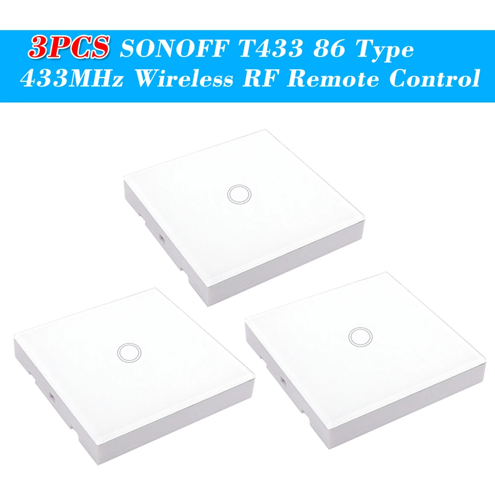 Пульт дистанционного управления SONOFF T433 сенсорная панель 433 МГц | Электроника