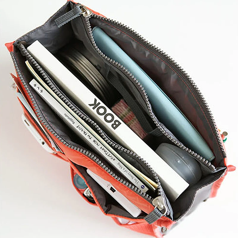 

Women Travel Insert Handbag Liner Organizer Tidy Bag Storage Bags Portable Keys, Purse,cosmetic Organiser Supplies Accessories