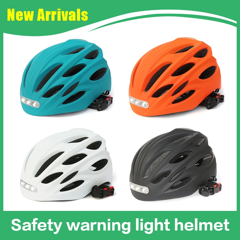 

LED Lamp Cycling Bicycle Helmet Smart Men Women kids Bike LED Light Cap w/ Headlight Taillight for Scooter motorcycle Cycling