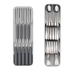 Пластиковый держатель для ножей, подставка-органайзер для кухонного шкафа, ножей, вилок, ложек