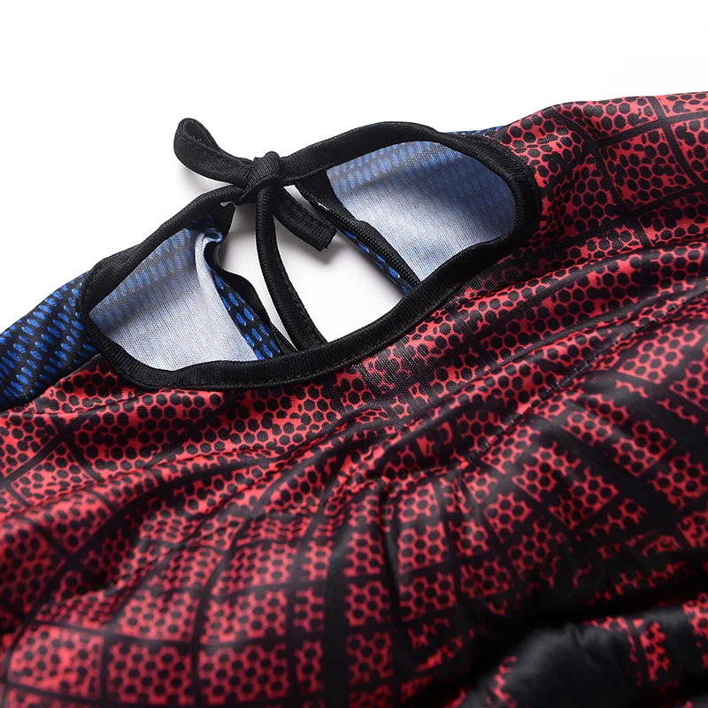 Новый детский костюм Человека-паука для мальчиков костюмы косплея Хэллоуина