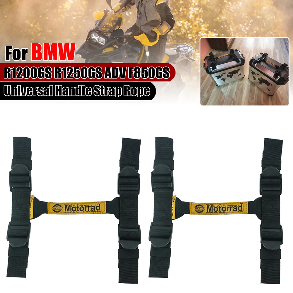 

For Honda CRF1000L Africa Twin For BMW R1200GS R1250GS LC Adventure F850GS Universal Top Case Pannier Side Box Handle Strap Rope