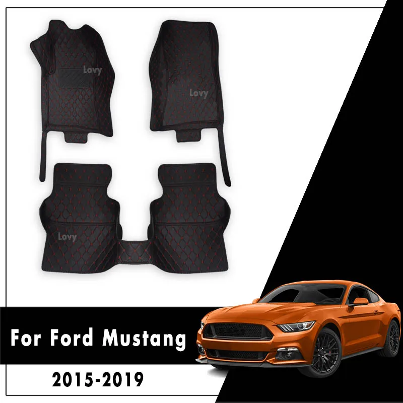 Автомобильные коврики для Ford Mustang 2020 2019 2018 2017 2016 2015 автомобильные интерьерные
