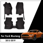 Автомобильные коврики для Ford Mustang 2020 2019 2018 2017 2016 2015, автомобильные интерьерные коврики, аксессуары, накладки на педали