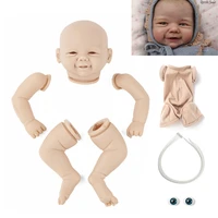 20 inch diy blank reborn baby doll parts smile vivienne unpainted unfinished doll parts baby unfinished vinyl kit