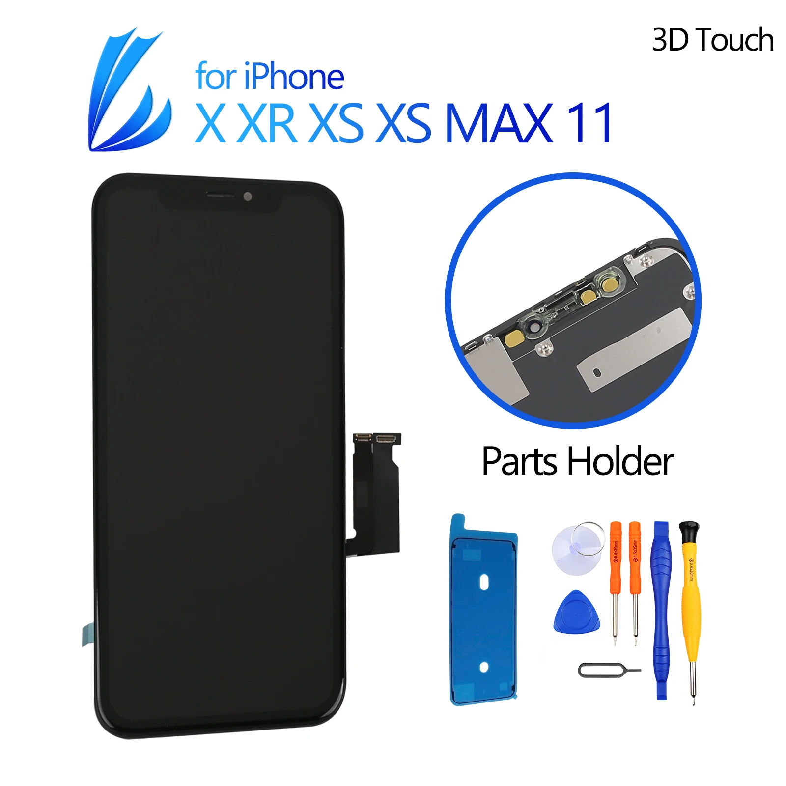 100% протестированный ЖК экран Pantalla для iPhone X XR XS 11 сменный дисплей 3D сенсорный
