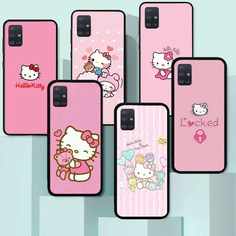 

Lovely-Pink-Hello-Kitty Phone Case for Huawei Y9 Y8 Y7 nova7 nova6 nova5 4G 5G pro se 2018 2019 soft Funda cover