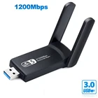 USB Wi-Fi адаптер для ПК, сетевая карта Ethernet, беспроводной ключ 2,4G,  Usb 3,0 1200 Мбитс, Wi-Fi сетевая антенна для настольного компьютера
