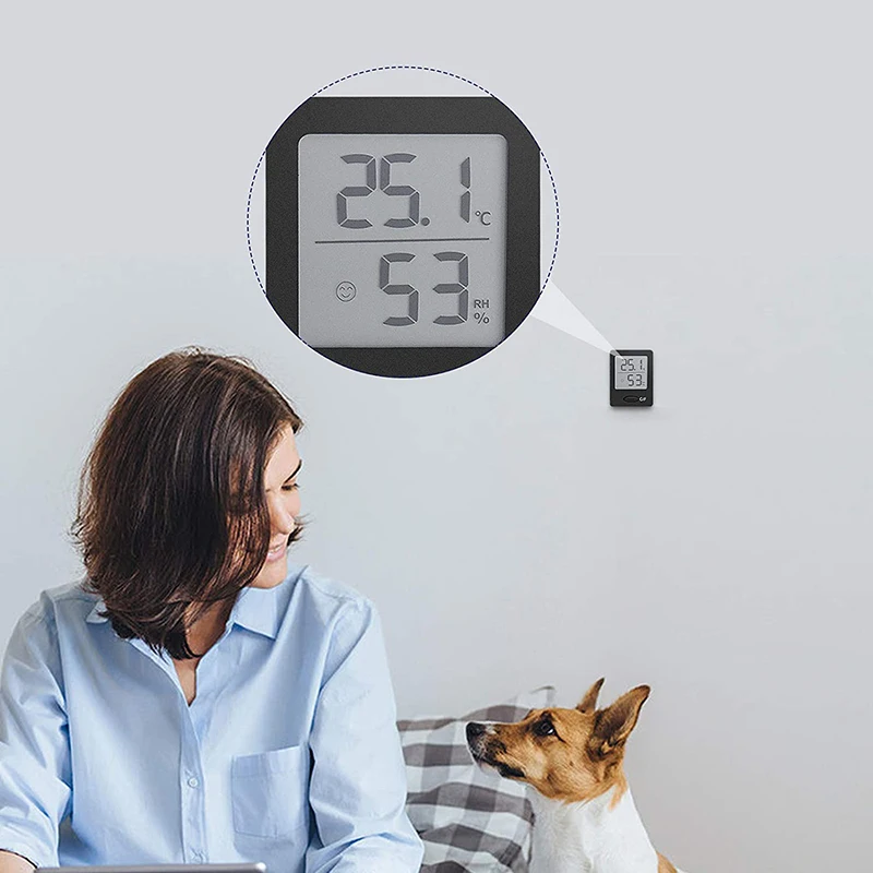 Цифровой термометр гигрометр Термогигрометр индикатор температуры и влажности