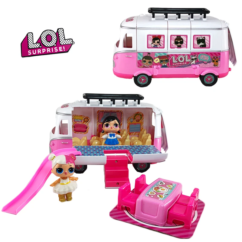 

LOL Surprise Dolls Toy Mobile Picnic Car Family Games Action Figure Lol Doll Kids Toys for Girls Birthday Christmas Gifts 2S80