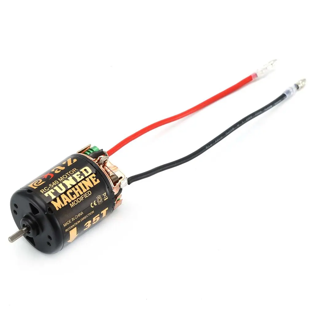 Щеточный двигатель RC 540 35T 45T 55T с контроллером скорости 320 водонепроницаемый ESC для