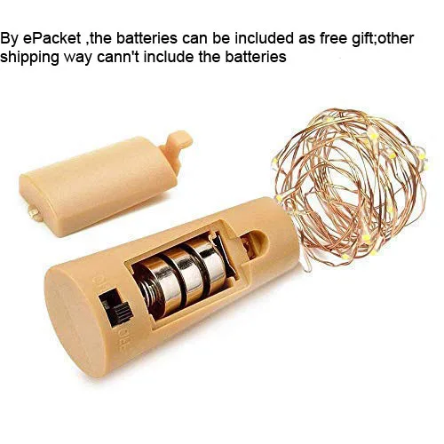 Гирлянда светодиодный винный бутылка с пробкой медная проволока гирлянда в