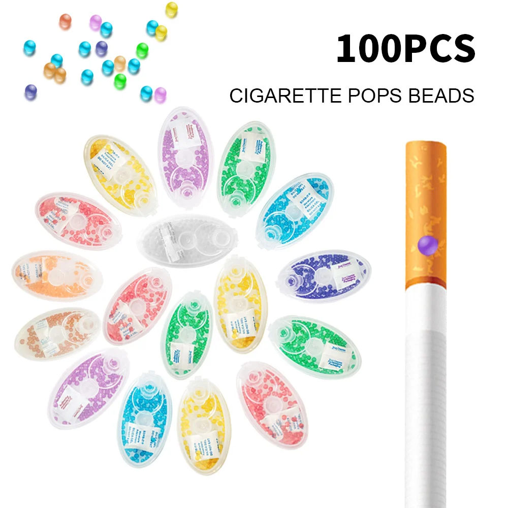 100 шт. Смешанные фруктовые Ароматические ментоловые капсулы мята поп Бусины