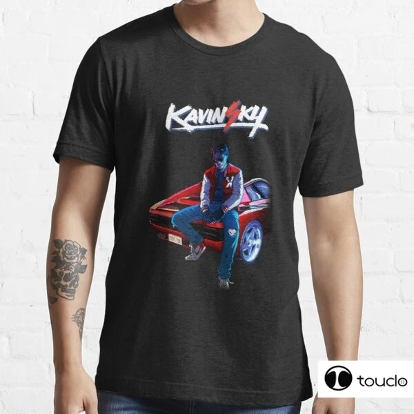 Повседневная мужская футболка Kavinsky 2021 модная уличная одежда с коротким рукавом и