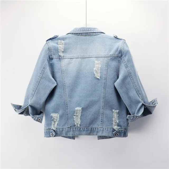

Classic Women Denim Jacket 2021 Spring Slim Jeans Jacket Women or Girl Teenager Coat Long or 3/4 Sleeve Veste Jeans