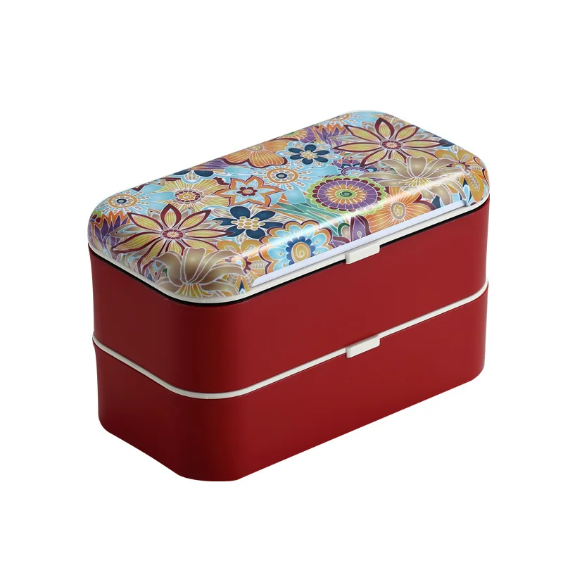 

Sakura Kawaii Lunch box Japanese Style Food Grade PP Cute Thermal Bento Boxes Storage Plastic Tableware Kitchen Containers