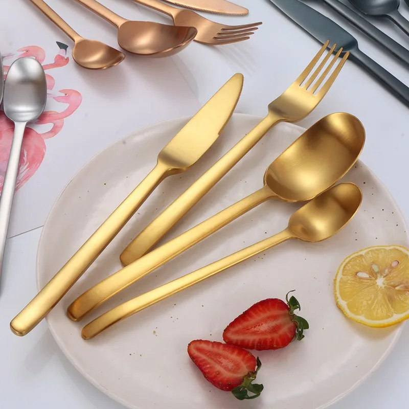 

1Pcs Spoons Forks Vintage Coffee Fruit Dessert Cutlery Fork Tea Ice Cream Spoon Kitchen Flatware Newest