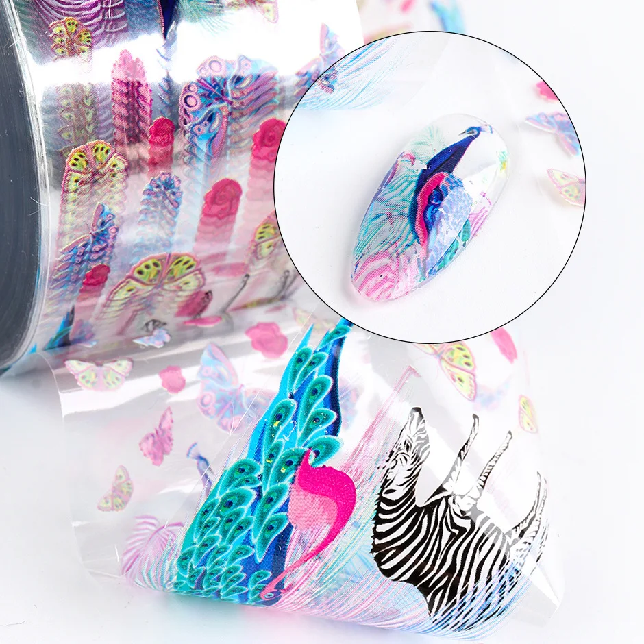 

10 colorful butterfly flowers transparent bottom bags