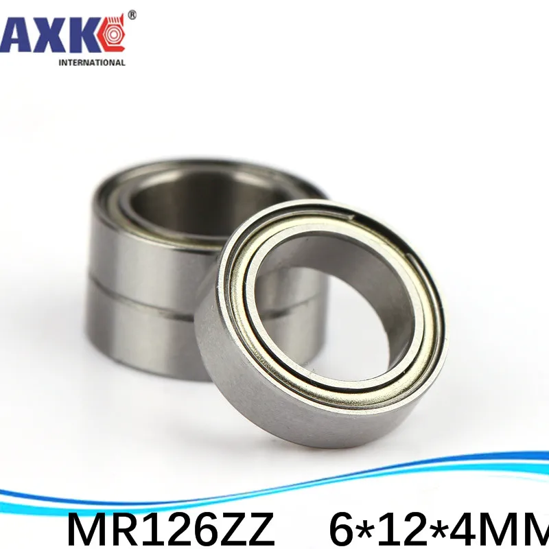 AXK MR126ZZ ABEC 5 Z3 6x12x4 мм Радиальные шарикоподшипники MR126 / L1260 ZZ 10 шт./лот|Валы| |