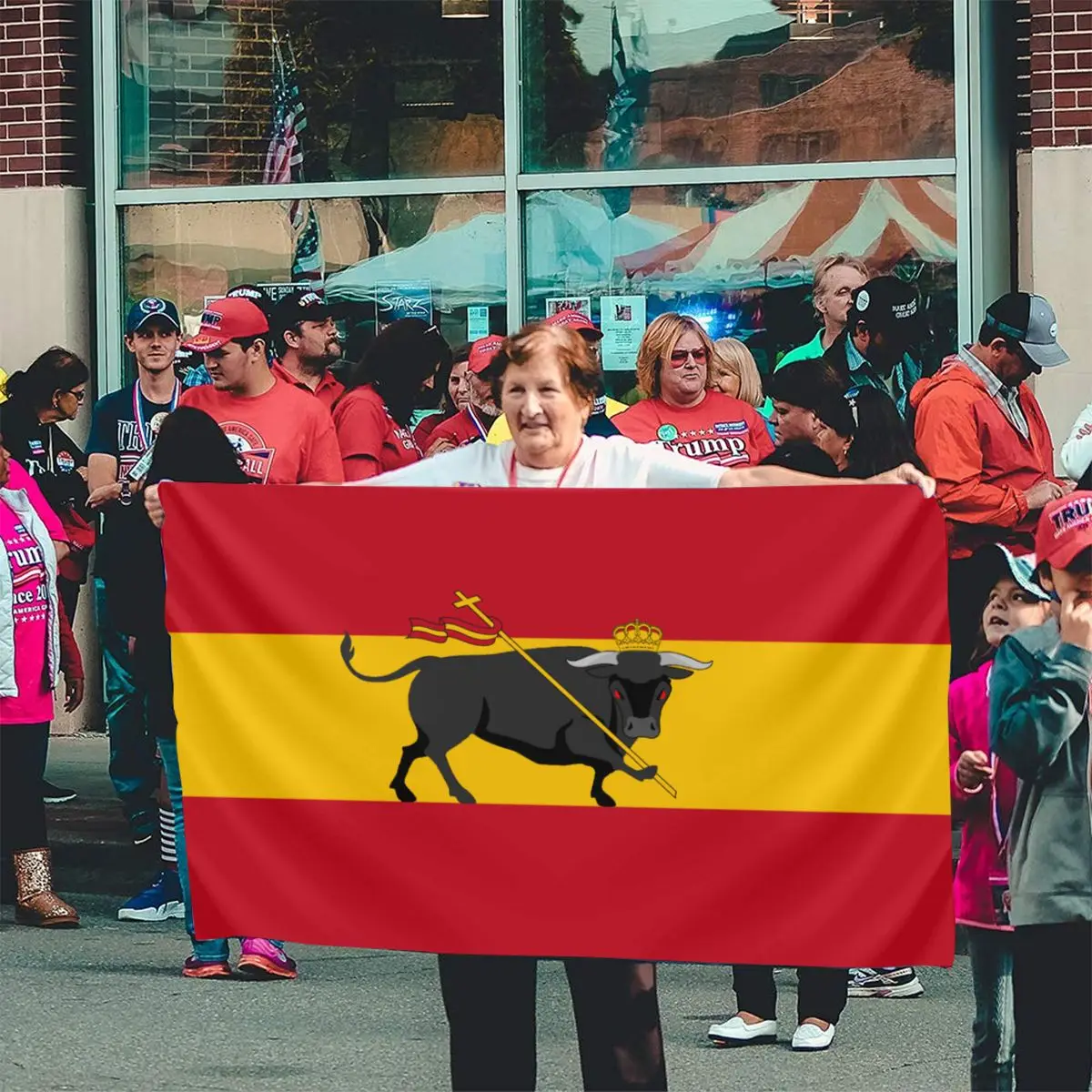 Флаг быка Испании 90x150 см 2021 |