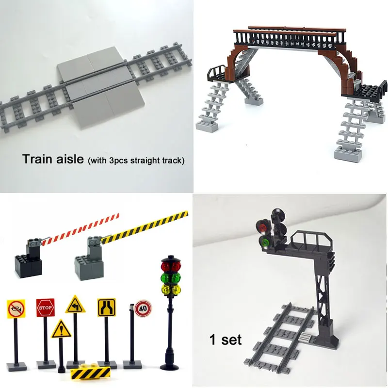 Набор аксессуаров для пересечения дорожных треков гибкие модели