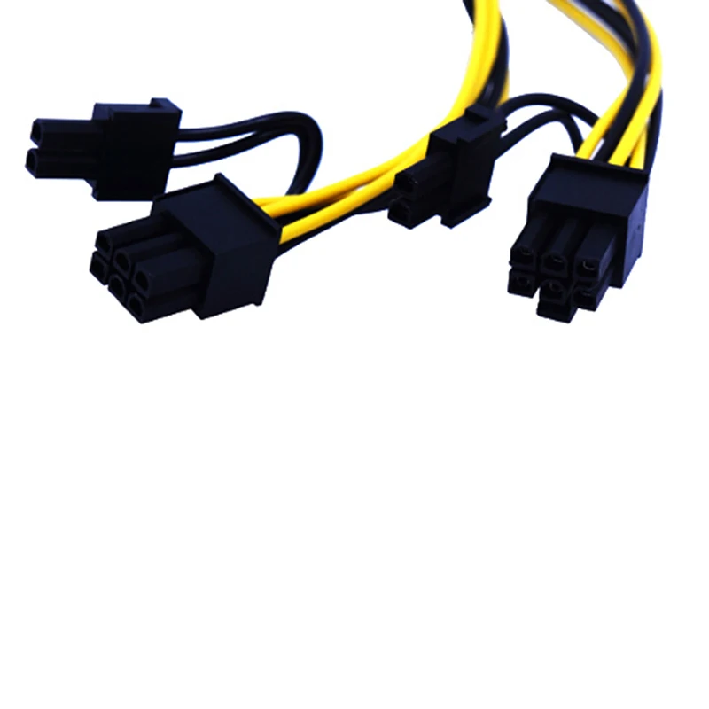 1 шт. кабели 22 см CPU 6Pin Female To 8Pin Male Graphics Video Card Dual PCI E PCIe кабель конвертер