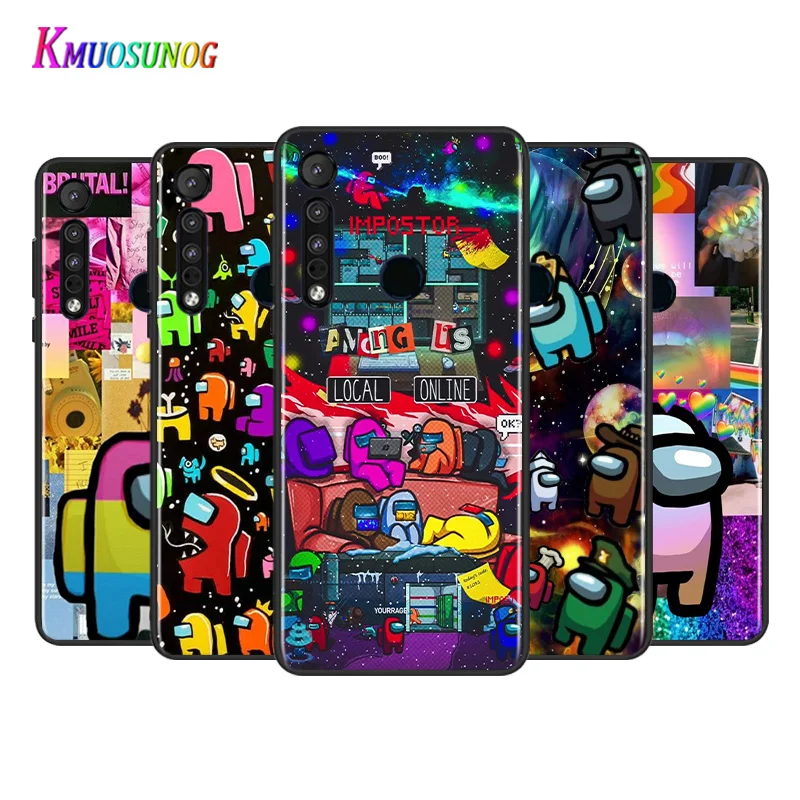 

Cartoon man in Space For Motorola G9 G8 G Stylus Power One Fusion Hyper Edge E7 E6 5G Plus Play Lite Silicone Phone Case