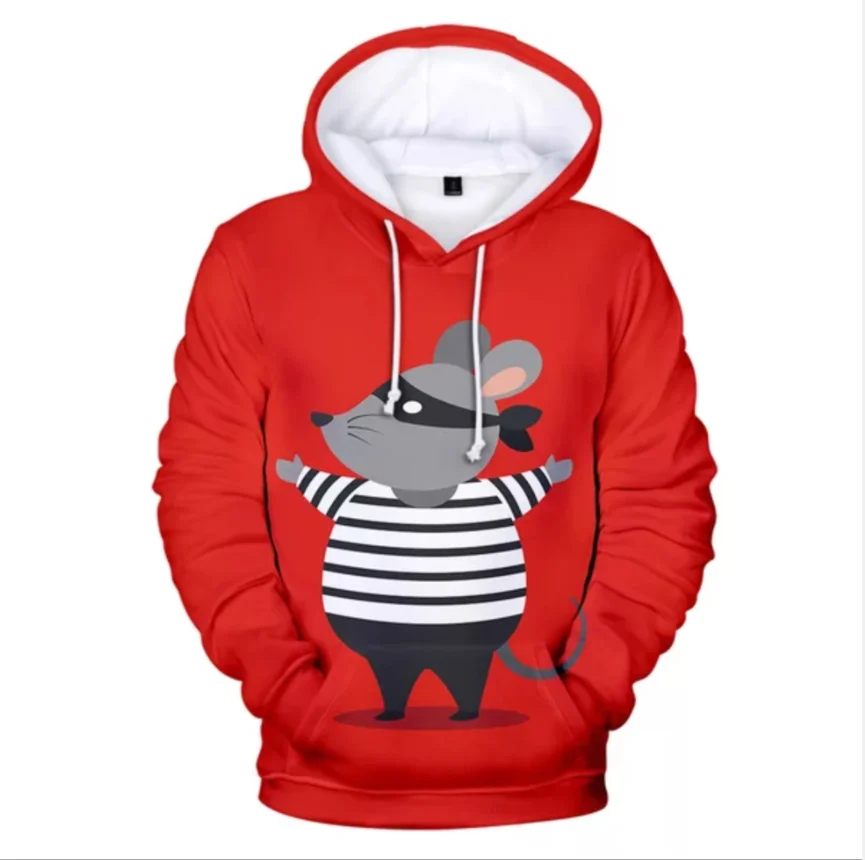 

Толстовки в стиле Харадзюку для девочек, Белые и розовые топы с изображением кошачьей мышки, Детская толстовка, топы с длинным рукавом для м...