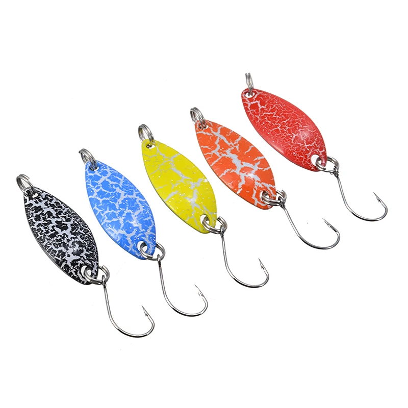5 шт. металлическая рыболовная приманка 3 2 см/3 г|Наживки для рыбной ловли| |
