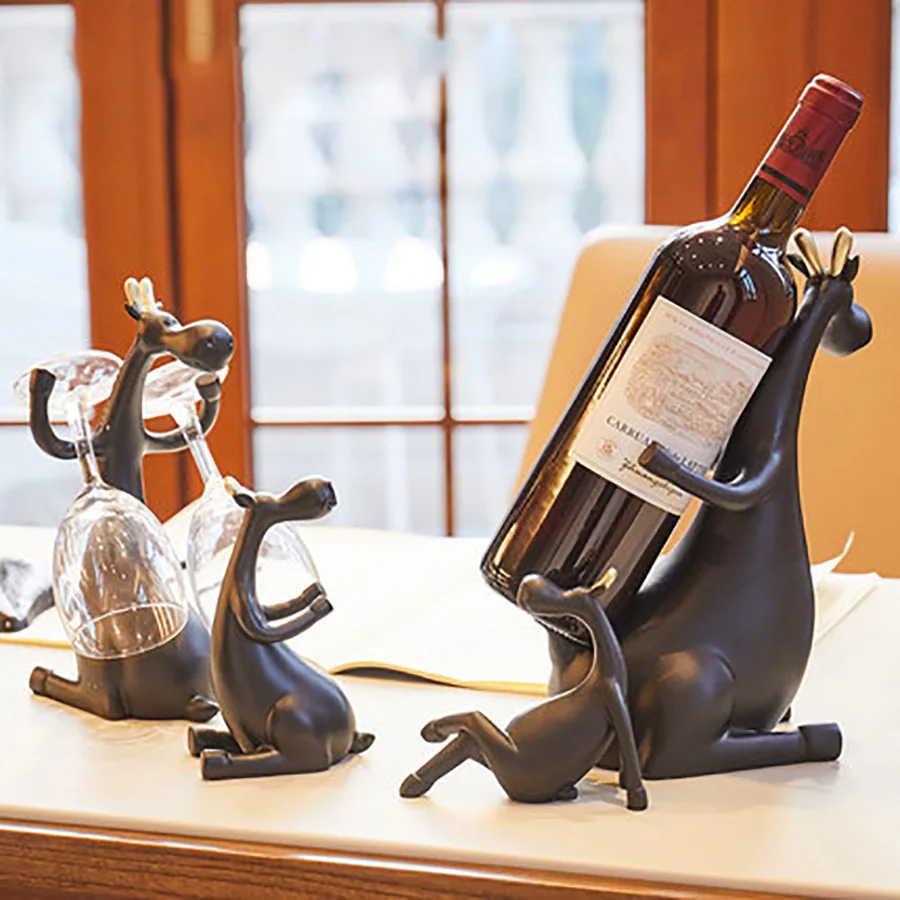 Винная стойка в современном минималистском стиле декоративное ремесло