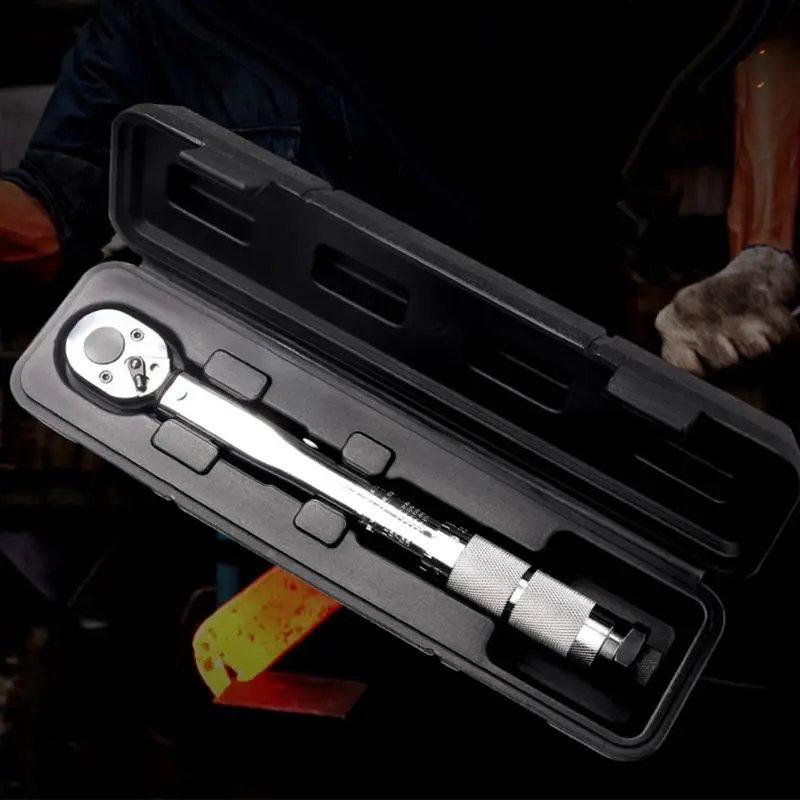 

3/8 Torque Wrench Drive 19-110nm Two-way Accurate Bicycle Repair Spanner Hand Tool