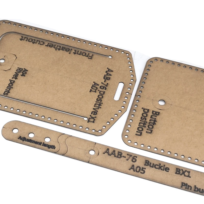 1 Набор сделай сам для кожи ручной работы на заказ Флип Чемодан бирка Швейная Pattern