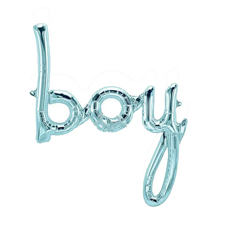 Большой один ребенок мальчик девочка скрипт шар из фольги детский душ 1 день