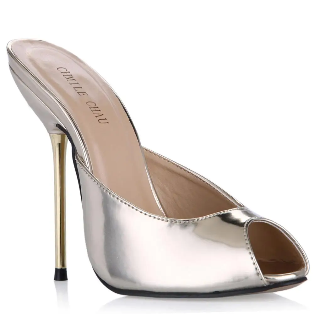 Пикантные вечерние открытый носок на каблуке шпильке На железной Для женщин