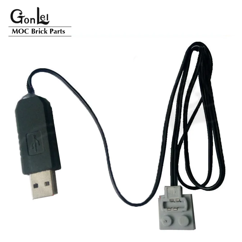 Новинка 9686, силовая группа, силовой USB-кабель 8883, моторный блок питания, кабель для GBC-поезда, 15039, 15036, 15012