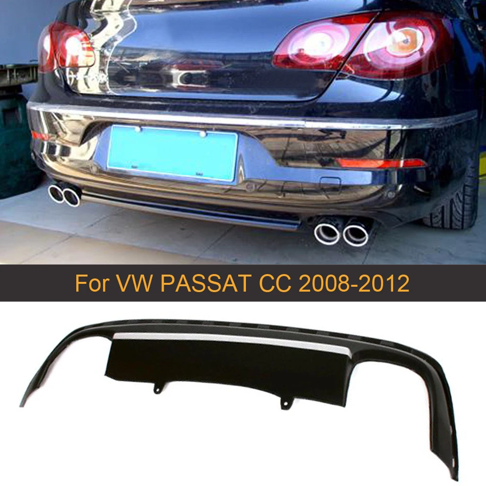 Диффузор для заднего бампера VW PASSAT CC 2008 2012 Автомобильный задний диффузор спойлер