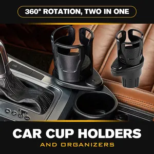 drink holder in car all purpose car cup holder 2 in 1 multifunctional vehicle mounted stand water cup drink bottle organizer free global shipping